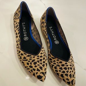 Rothy’s cheetah flats - size 11